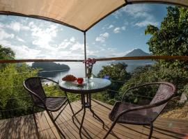 Fuego Atitlan Eco-Hotel, luxuskemping San Marcos La Lagunában