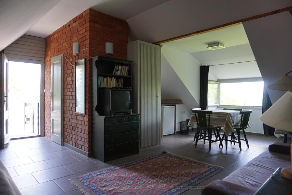 A seating area at Tihany Apartment Lake View