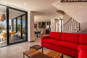A kitchen or kitchenette at Hotel Olea