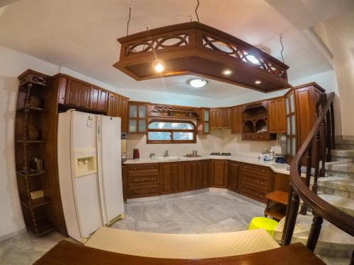 Dapur atau dapur kecil di Exodus Hostel & Dive Center