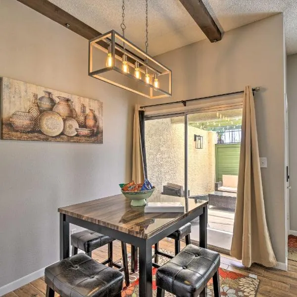 3 Mi to Mill Ave Central Condo with Patio in Tempe, hotel in Tempe