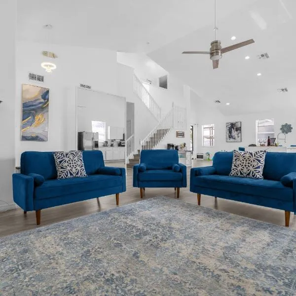 Beautiful 5BR 4 baths Themed home near Disney and Universal, Private Pool, Gameroom, baby Crib and more, hotel a Kissimmee
